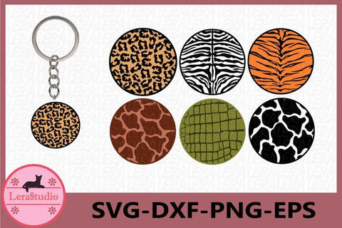 Keychain pattern Animal Skin Svg SVG Lerastudio 