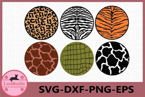 Keychain pattern Animal Skin Svg SVG Lerastudio 