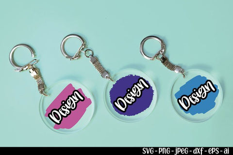 Keychain Pattern Bundle A Bundle of Keychain SVGs SVG TatiStudio 