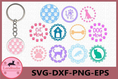 Keychain pattern frames svg SVG Lerastudio 