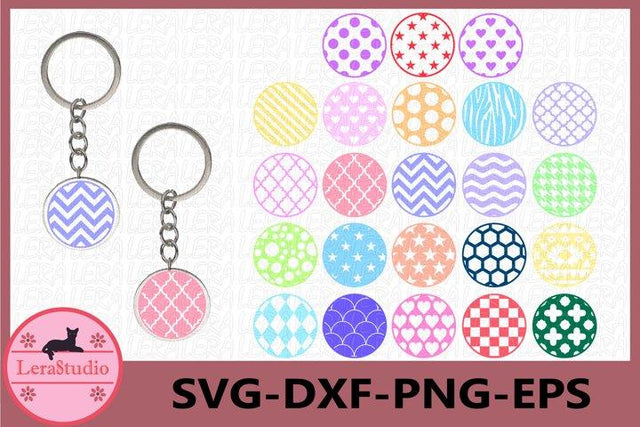 Keychain pattern frames svg SVG Lerastudio 