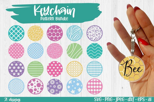 Keychain patterns svg | Keychain pattern background SVG TatiStudio 