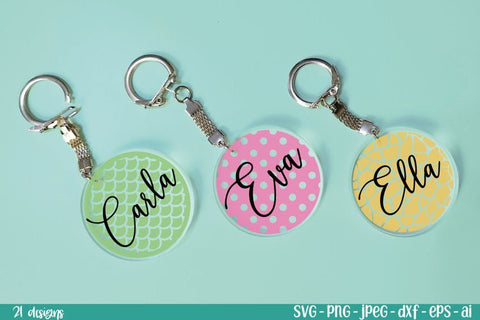 Keychain patterns svg | Keychain pattern background SVG TatiStudio 