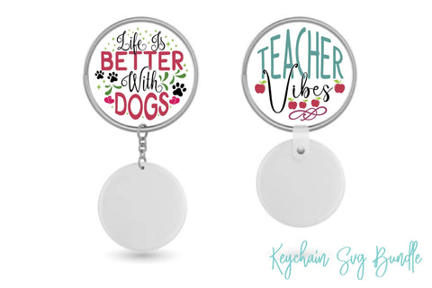 Keychain PNG Bundle Sublimation Creativeart88 