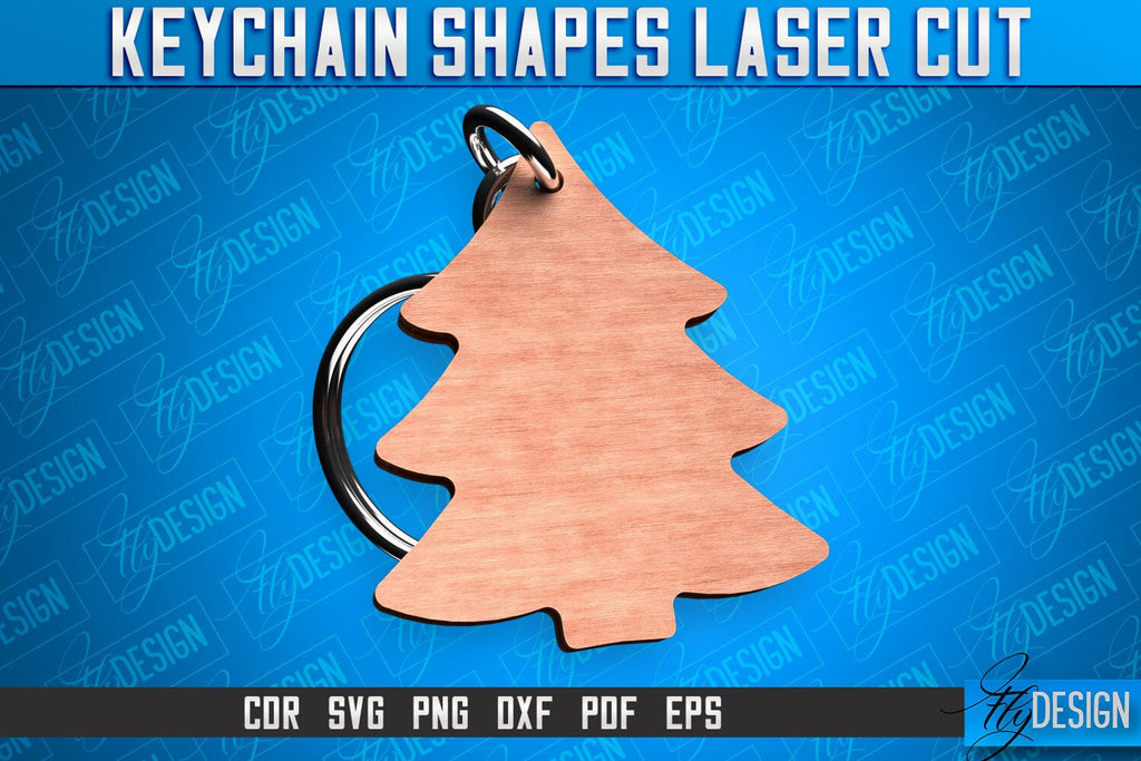 Keychain Shapes Laser Cut SVG | Keychain Laser Cut SVG Design | CNC ...