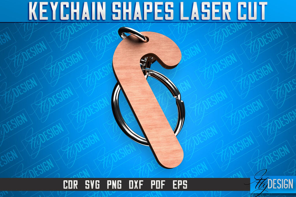 Keychain Shapes Laser Cut SVG | Keychain Laser Cut SVG Design | CNC ...