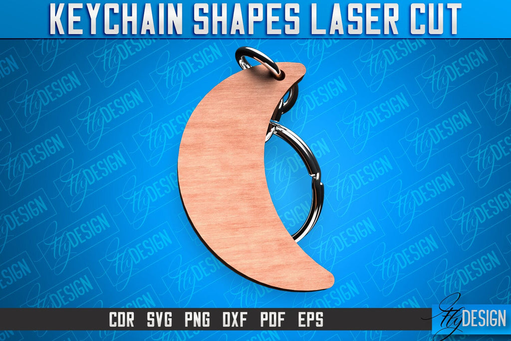 Keychain Shapes Laser Cut SVG | Keychain Laser Cut SVG Design | CNC ...