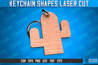 Keychain Shapes Laser Cut SVG | Keychain Laser Cut SVG Design | CNC Files SVG Fly Design 