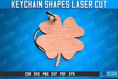 Keychain Shapes Laser Cut SVG | Keychain Laser Cut SVG Design | CNC Files SVG Fly Design 