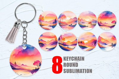Keychain Sublimation SVG artnoy 