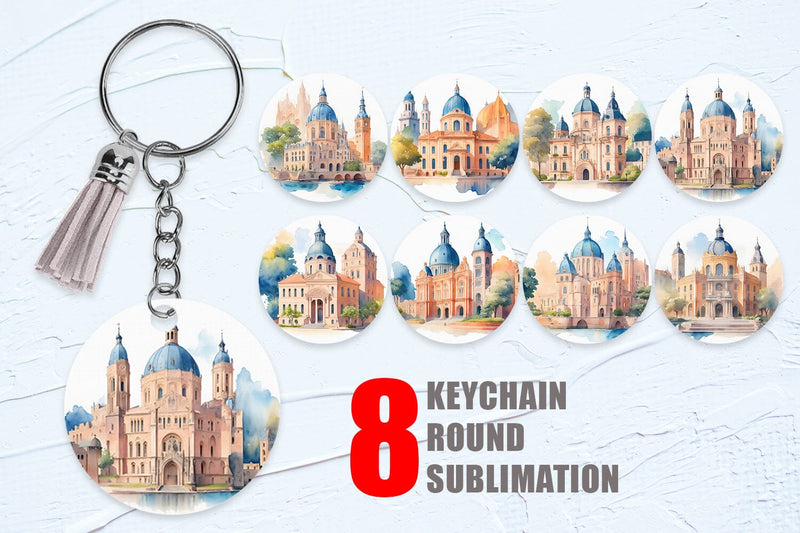 Keychain Sublimation SVG artnoy 