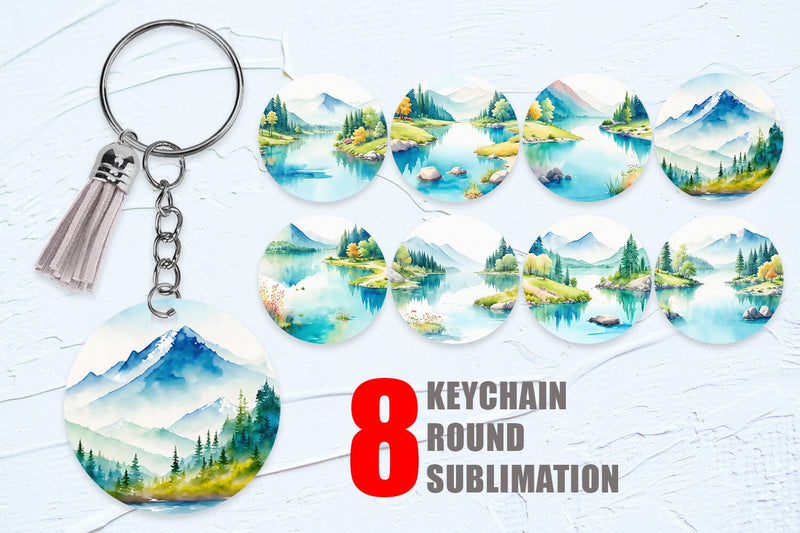 Keychain Sublimation SVG artnoy 