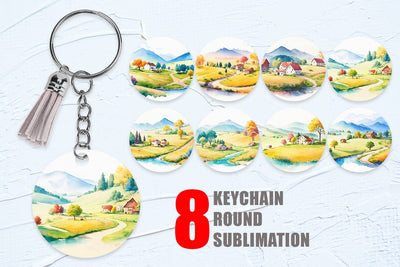 Keychain Sublimation SVG artnoy 