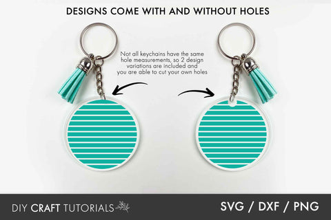 Keychain SVG Bundle - Hexagon Patterns SVG DIY Craft Tutorials 