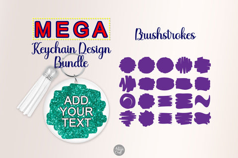 Keychain SVG bundle, keyring patterns SVG Artisan Craft SVG 