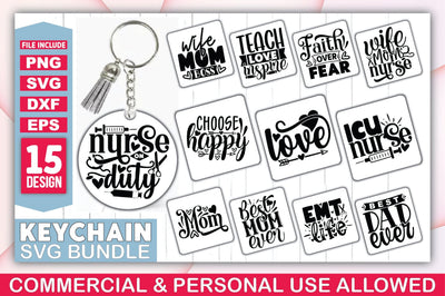 Keychain SVG Bundle SVG Ariyan 
