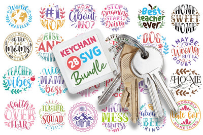 Keychain SVG Bundle SVG Designangry 