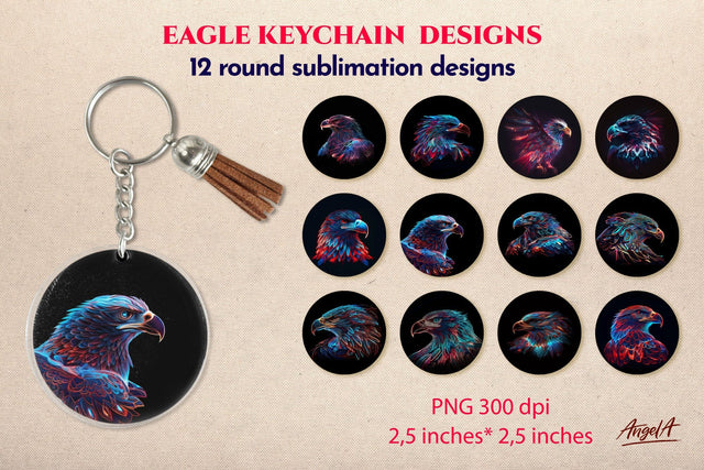 Keychian bundle. Car coaster template. Sublimation designs Sublimation Angelina Semenova 