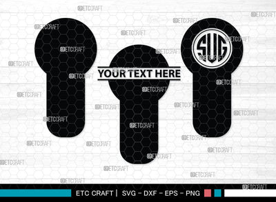 Keyhole Symbol Silhouette, Keyhole Symbol Svg, Keyhole Svg, Lock Svg, Key Svg, Keyhole Silhouette Bundle, SB00074 SVG ETC Craft 