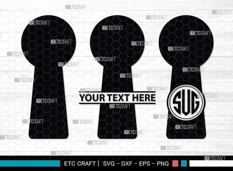 Keyhole Symbol Silhouette, Keyhole Symbol Svg, Keyhole Svg, Lock Svg, Key Svg, Keyhole Silhouette Bundle, SB00074 SVG ETC Craft 