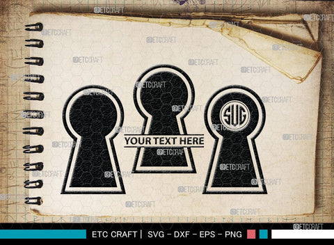 Keyhole Symbol Silhouette, Keyhole Symbol Svg, Keyhole Svg, Lock Svg, Key Svg, Keyhole Silhouette Bundle, SB00074 SVG ETC Craft 