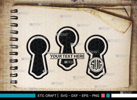 Keyhole Symbol Silhouette, Keyhole Symbol Svg, Keyhole Svg, Lock Svg, Key Svg, Keyhole Silhouette Bundle, SB00074 SVG ETC Craft 
