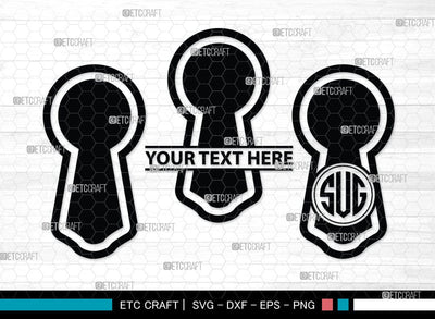 Keyhole Symbol Silhouette, Keyhole Symbol Svg, Keyhole Svg, Lock Svg, Key Svg, Keyhole Silhouette Bundle, SB00074 SVG ETC Craft 