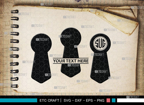 Keyhole Symbol Silhouette, Keyhole Symbol Svg, Keyhole Svg, Lock Svg, Key Svg, Keyhole Silhouette Bundle, SB00074 SVG ETC Craft 