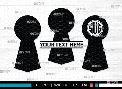 Keyhole Symbol Silhouette, Keyhole Symbol Svg, Keyhole Svg, Lock Svg, Key Svg, Keyhole Silhouette Bundle, SB00074 SVG ETC Craft 