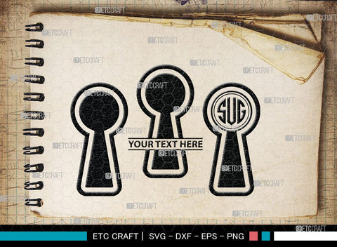 Keyhole Symbol Silhouette, Keyhole Symbol Svg, Keyhole Svg, Lock Svg, Key Svg, Keyhole Silhouette Bundle, SB00074 SVG ETC Craft 