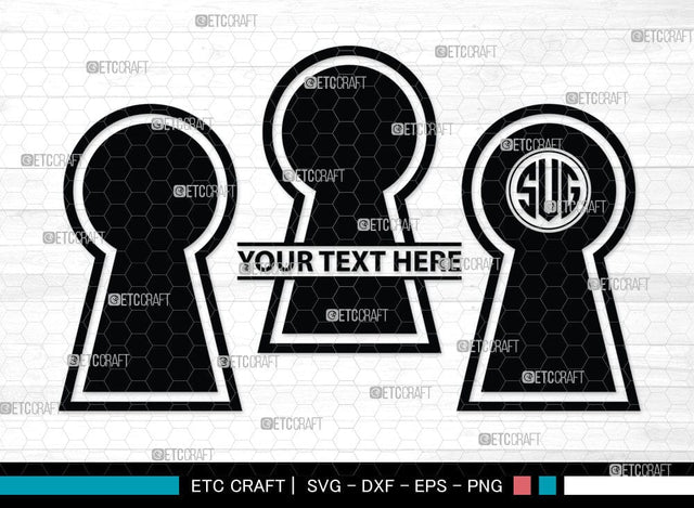 Keyhole Symbol Silhouette, Keyhole Symbol Svg, Keyhole Svg, Lock Svg, Key Svg, Keyhole Silhouette Bundle, SB00074 SVG ETC Craft 