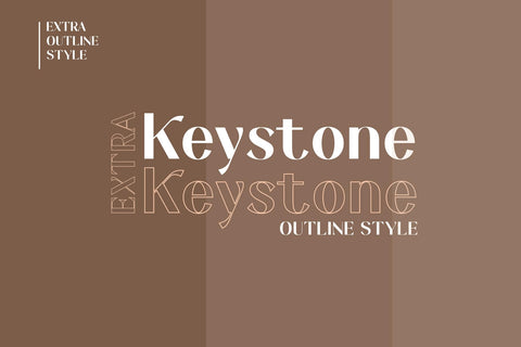 Keystone - an elegant sans Font Javapep 