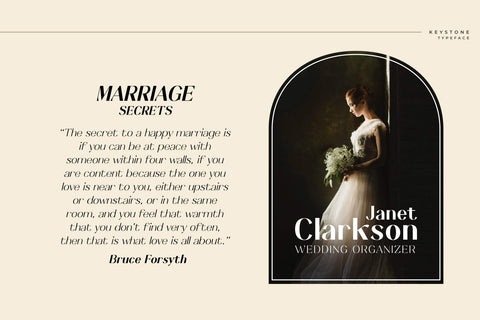 Keystone - an elegant sans Font Javapep 