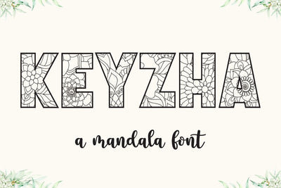 KEYZHA Font Mozarella 