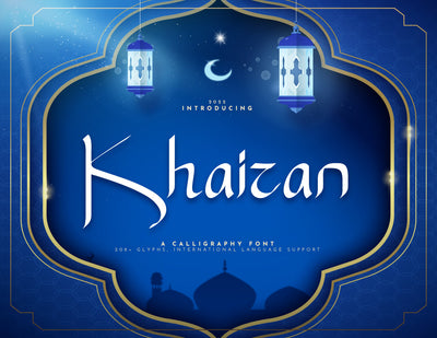 Khaizan Calligraphy Font Font inferno.studio3 