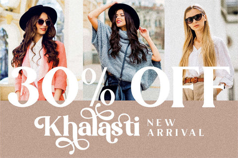 Khalasti Font Letterena Studios 