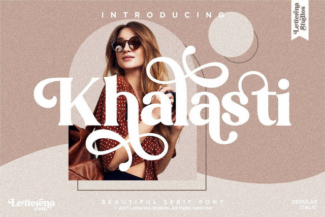 Khalasti Font Letterena Studios 