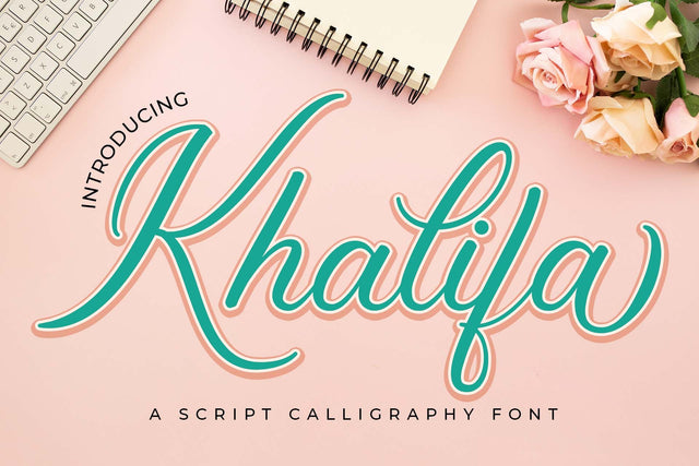 Khalifa Font love script 