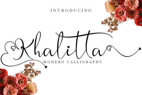 Khalitta Font Prasetya Letter 