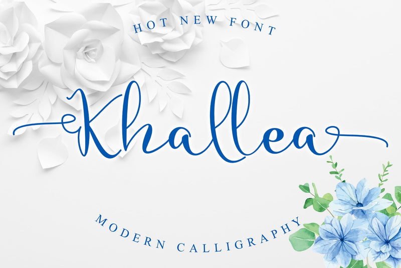 Khallea Font Andrey Design 