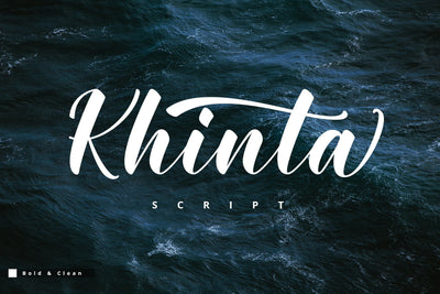 Khinta Script Font Fadeline Std. 