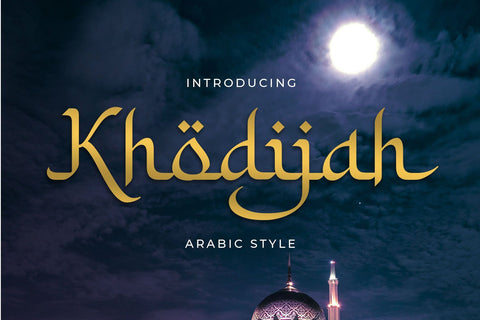 Khodijah - Arabic Style Font Arterfak Project 