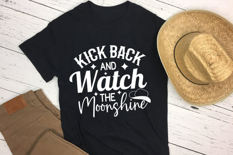 Kick Back And Watch The Moonshine - Country Girl SVG SVG CraftLabSVG 