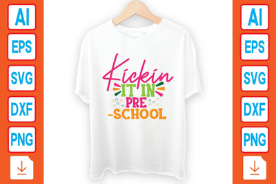 Kickin It in Pre-school SVG Craftlabsvg24 