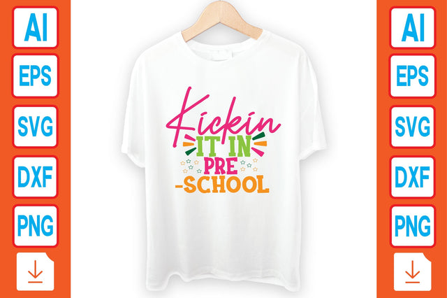 Kickin It in Pre-school SVG Craftlabsvg24 