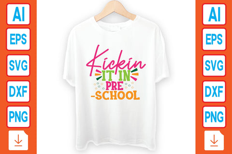 Kickin It in Pre-school SVG Craftlabsvg24 