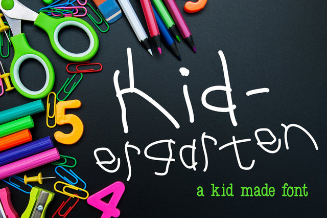 Kid-ergarten Font Kitaleigh 