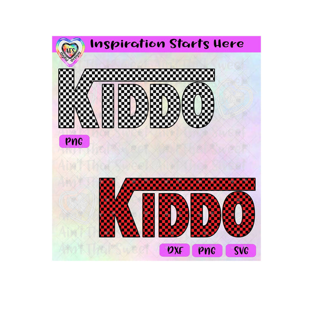 Kiddo | Racing Flag Pattern - Transparent PNG, SVG DXF - Silhouette, Cricut, Scan N Cut SVG Aint That Sweet 