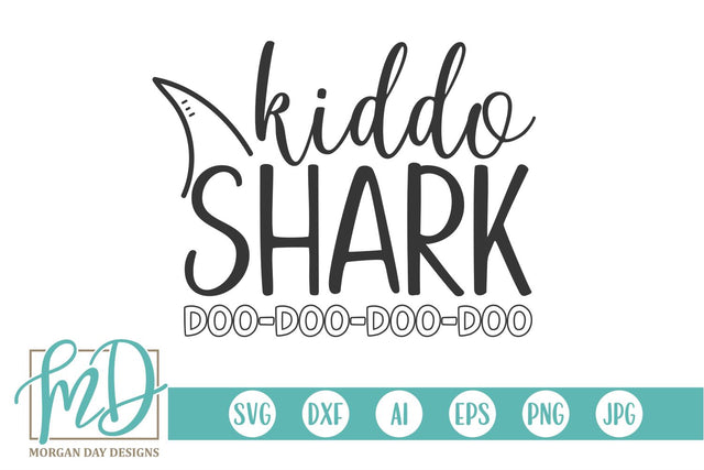 Kiddo Shark SVG Morgan Day Designs 