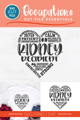 Kidney recipient svg subway art SVG SVG Cut File 